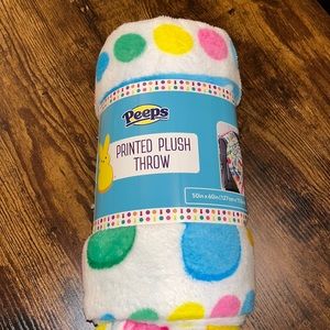 PEEPS Printed Plush Throw 50”X60” (New with Tags)